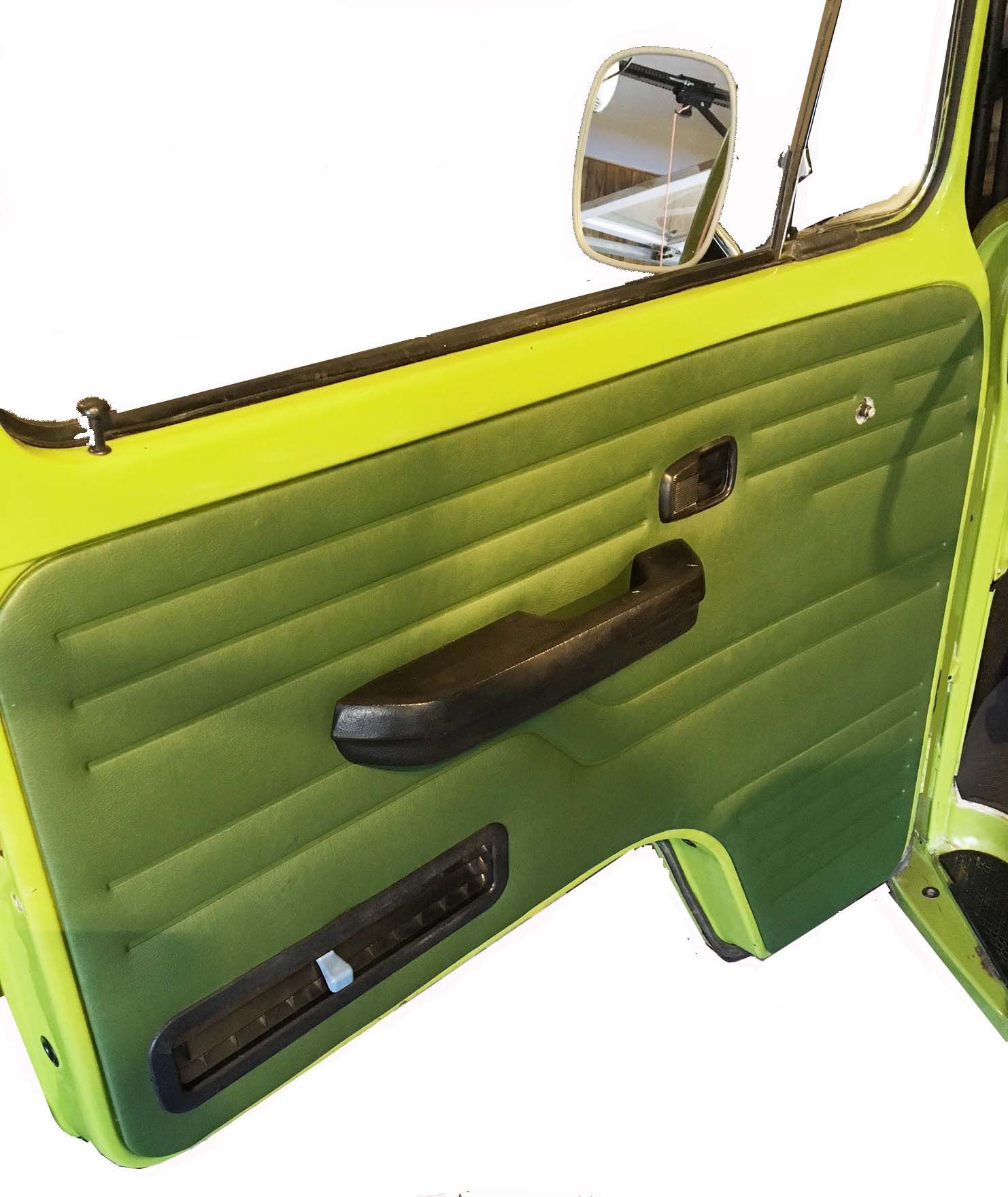 Front Door Panels - Westfalia Green (Pair) Front Door Panels - Westfalia Green (Pair)