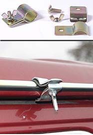 Rain Gutter Clamps for Tent or Awning